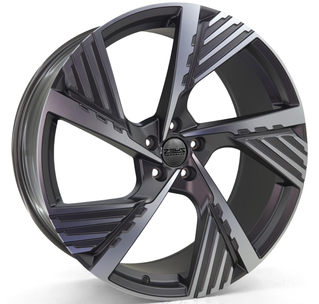 4 Rodas Zeus / Aro 22x9.5 (5x112) ET45 / Modelo Etron 55