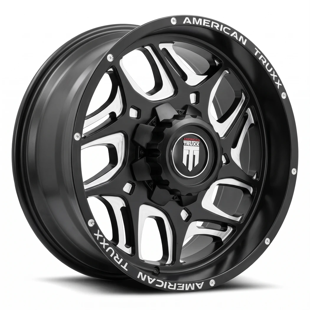 Kit 4 Rodas / Aro 20x9.0 (8x165) ET-12 Modelo American Truxx