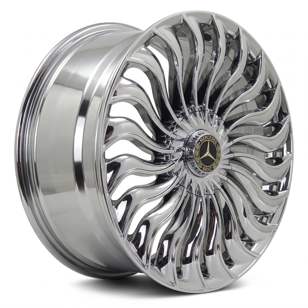 Kit 4 Rodas / Aro 19x8.5 e 9.5 (5x112) Mod. Mercedes Classe