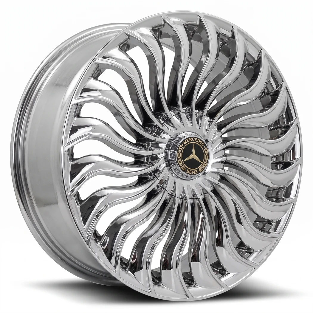 Kit 4 Rodas / Aro 19x8.5 e 9.5 (5x114) ET35 Modelo Mercedes