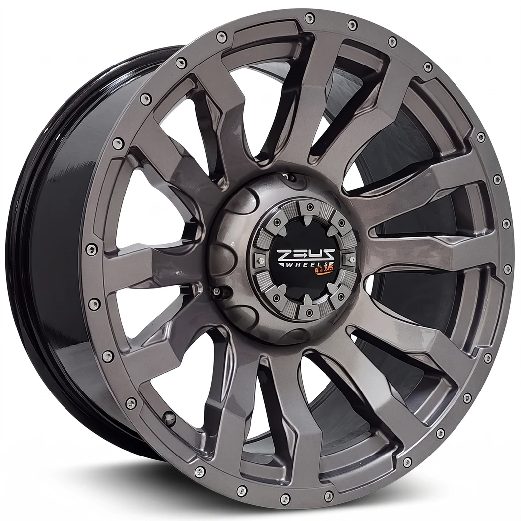 4 Rodas Zeus / Aro 18x9 (6x139) ET10 / Modelo ZWAT2 Off-road
