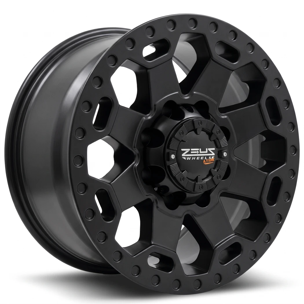 4 Rodas Zeus / Aro 17x9 (8x170) ET0 / Modelo ZWAT1 Off-road