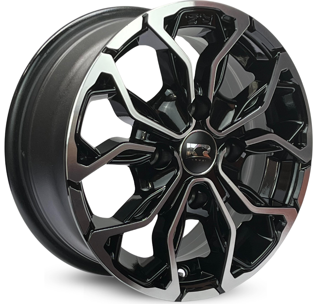 4 Rodas Krmai / Aro 14x6 (4x114) ET36 / Modelo M16 Esportivo