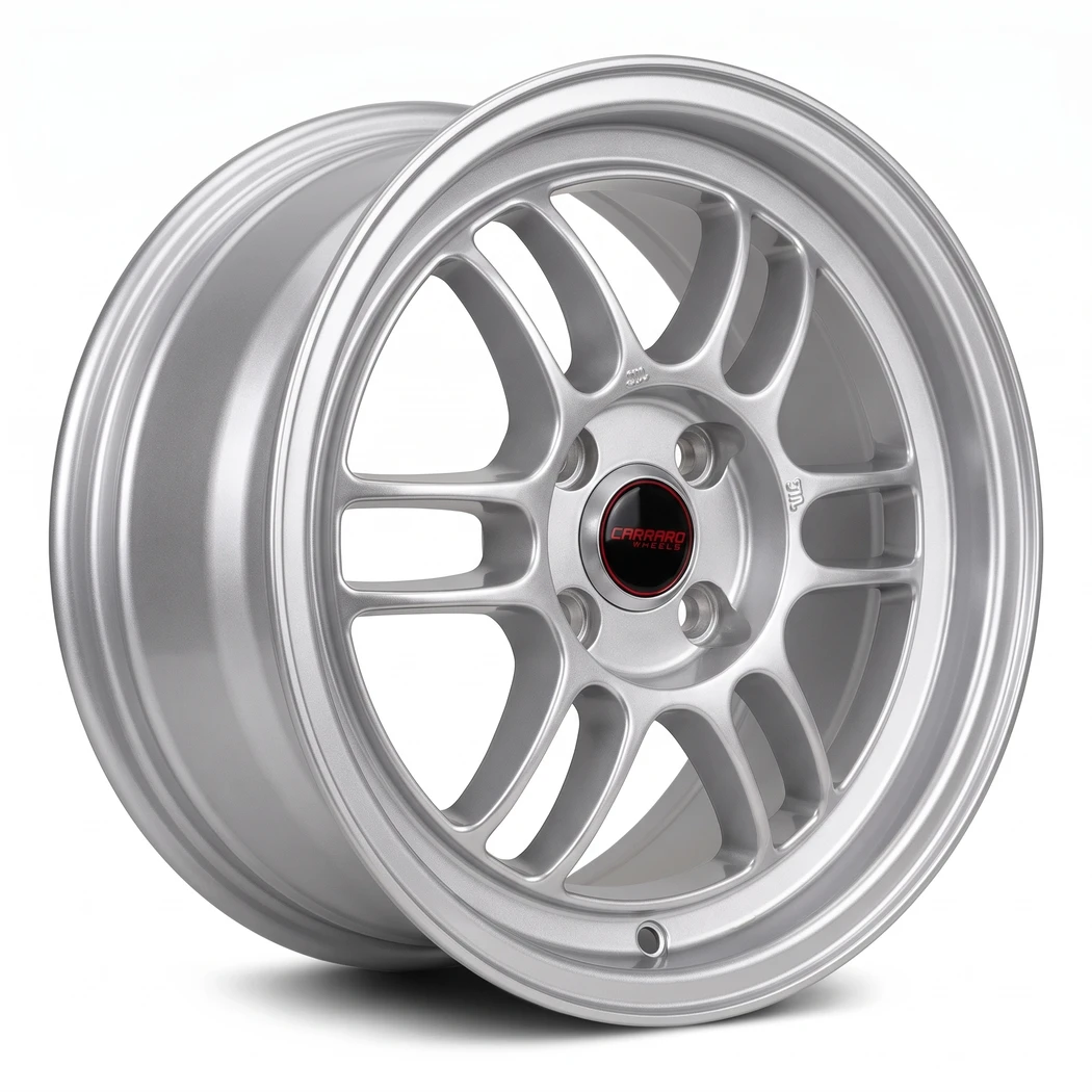 Kit 4 Rodas / Aro 15x7.0 (4x100) ET35 Modelo Carraro Okinawa