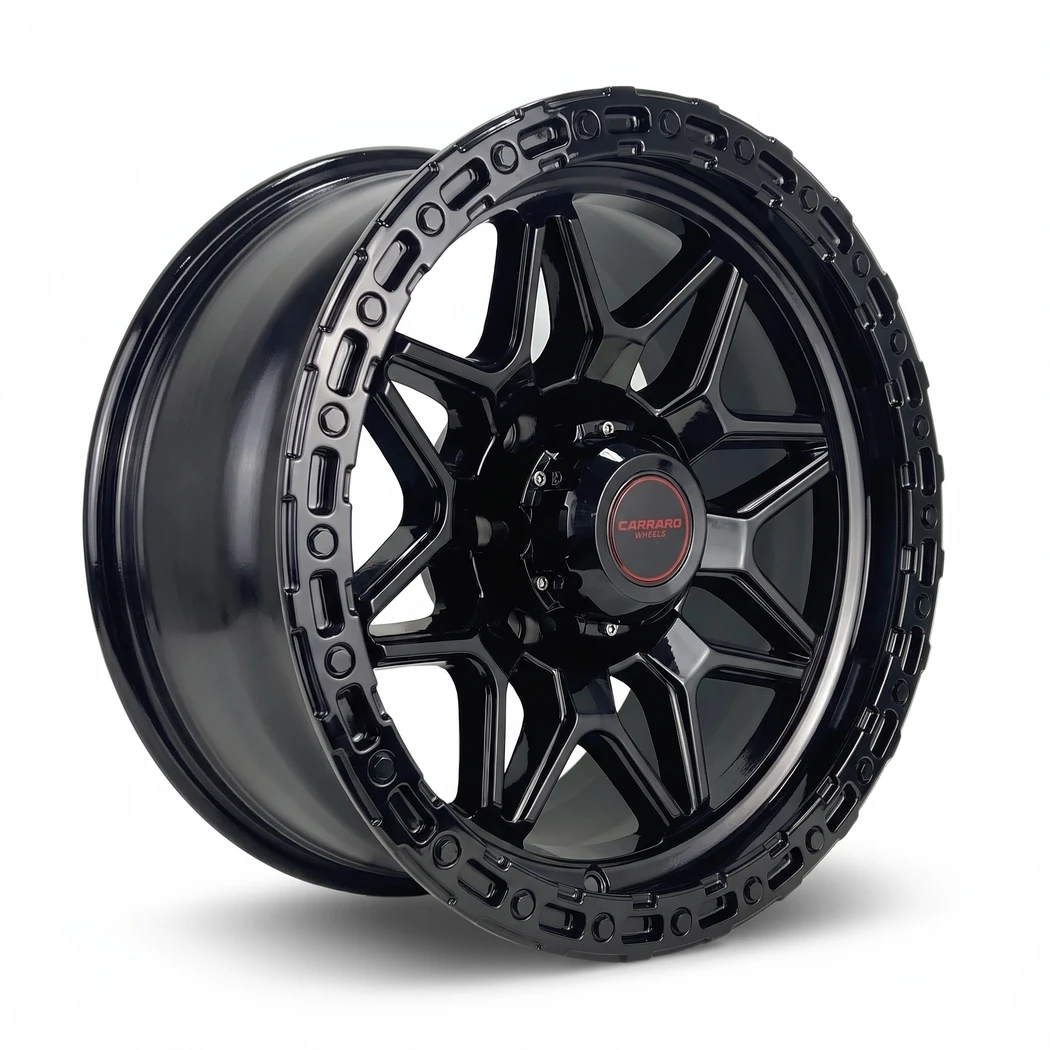 Kit 4 Rodas / Aro 17x9.0 (6x139) ET-12 Modelo Carraro Tucson