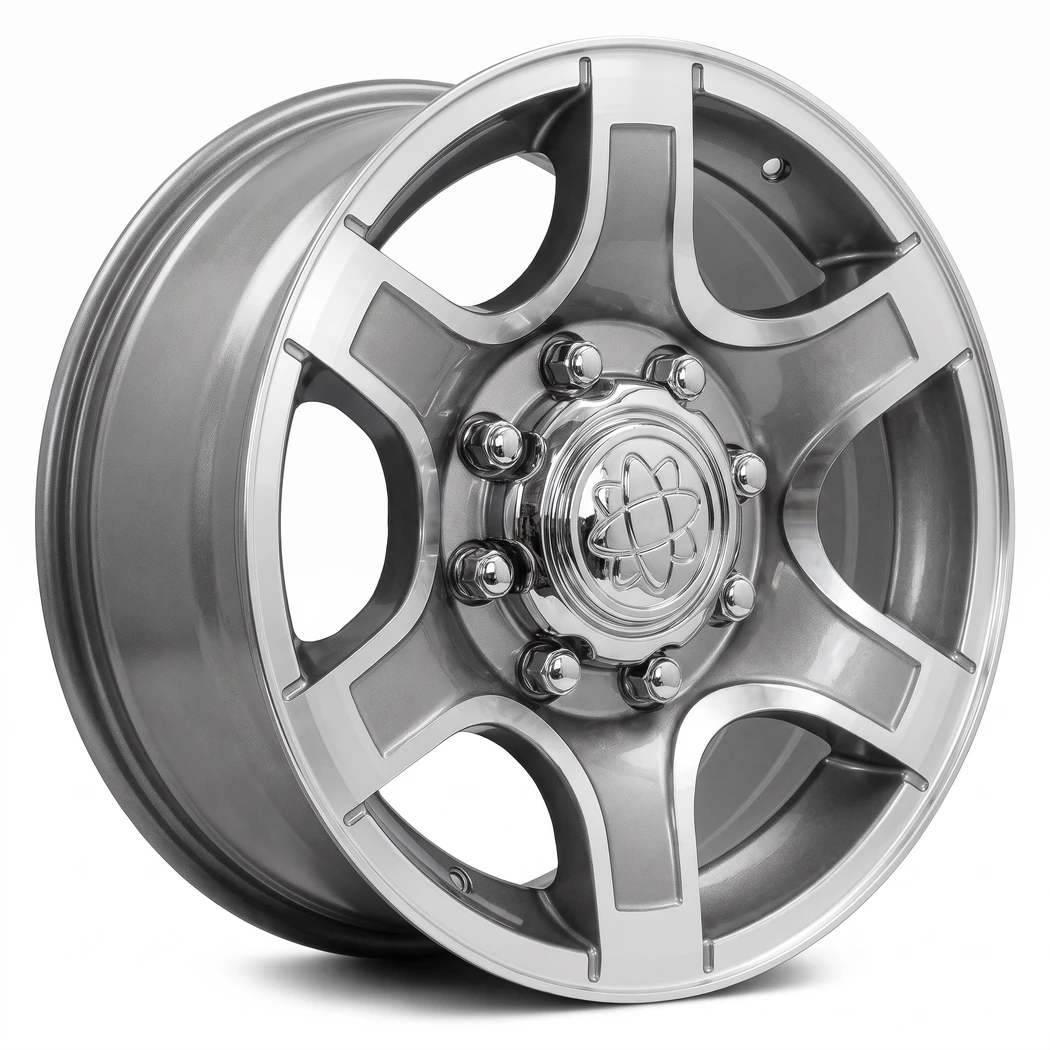 Kit 4 Rodas / Aro 17x7.0 (8x170) Mod. Volcano F250 (XLT)