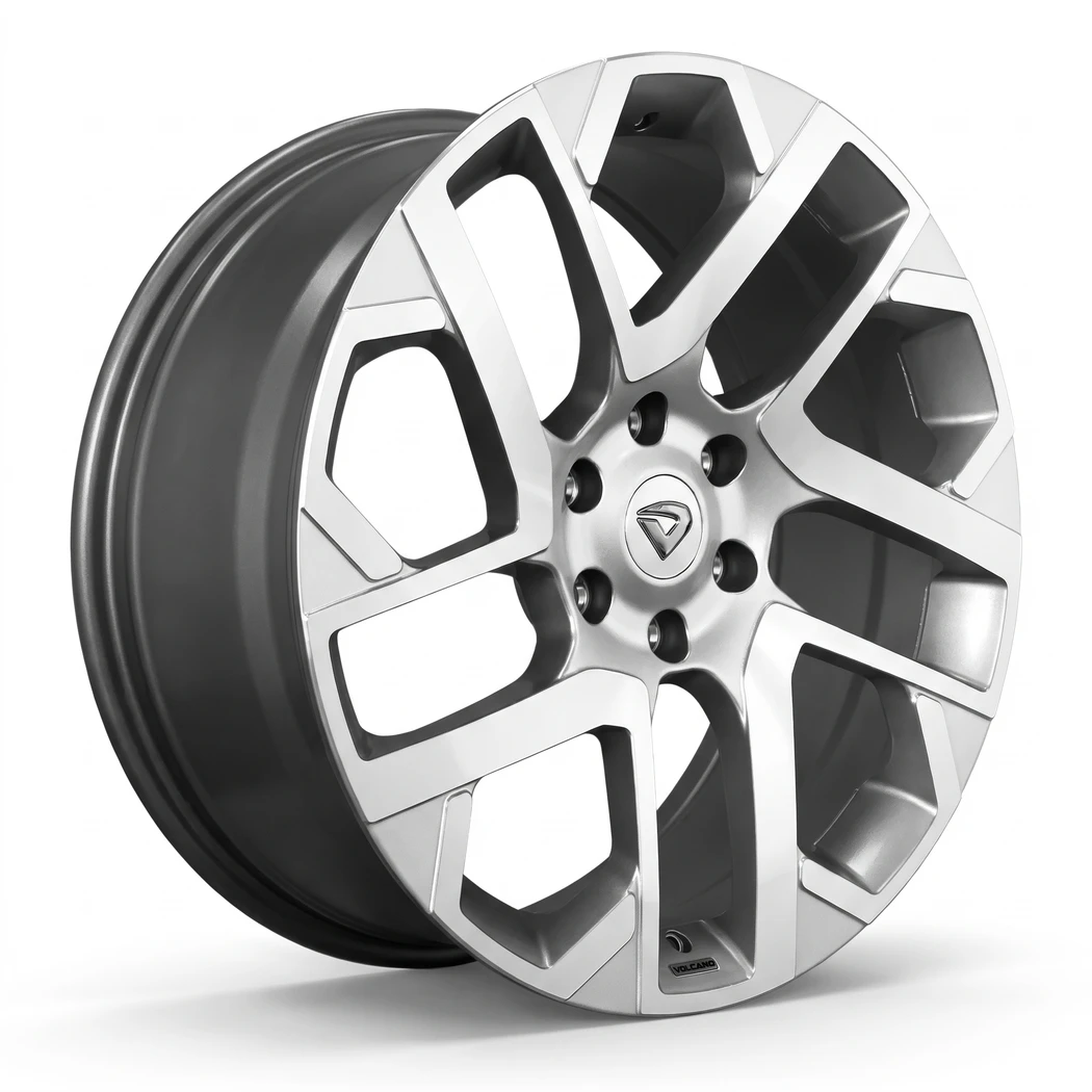 Kit 4 Rodas / Aro 22x8.5 (6x139) Modelo Volcano Invictus