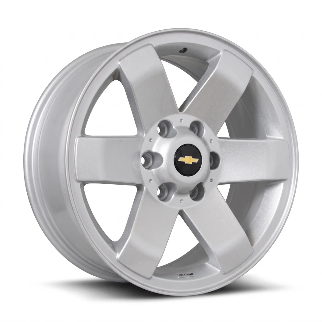 Kit 4 Rodas / Aro 18x7.0 (6x139) Mod. Volcano Silverado