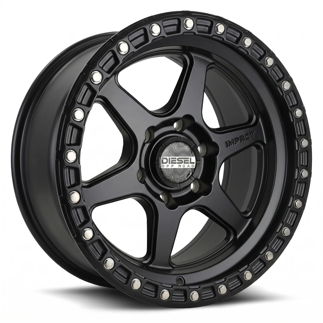 Kit 4 Rodas Diesel / Aro 17x9.0 (6x139) ET-12 Mod. Dark