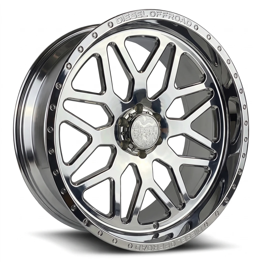 Kit 4 Rodas Diesel / Aro 24x10.0 (6x139) Mod. Hyper Forjada