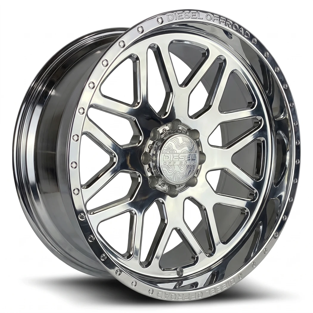 Kit 4 Rodas Diesel / Aro 20x10.0 (8x165) Mod. Hyper Forjada