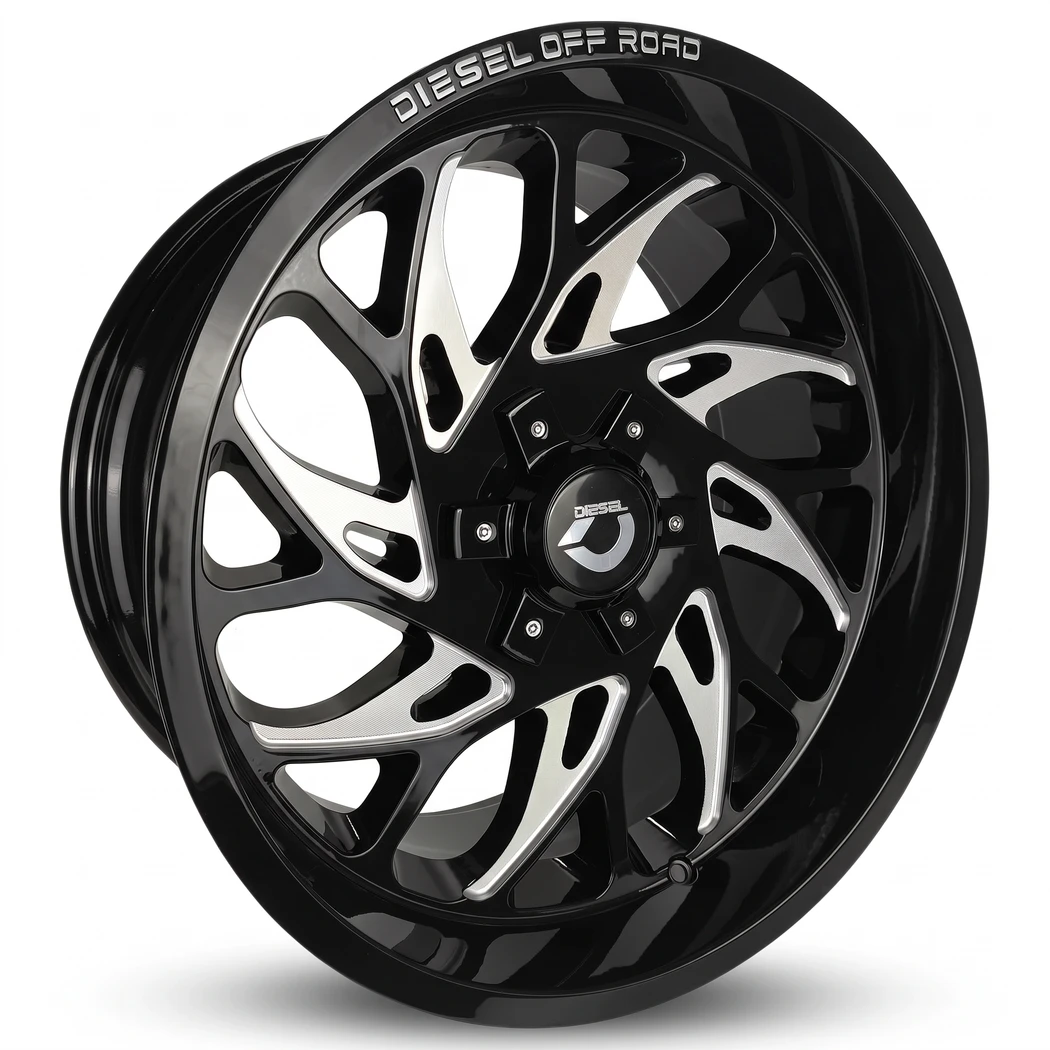 Kit 4 Rodas Diesel / Aro 20x10.0 (6x139) ET-12 Mod. Monster