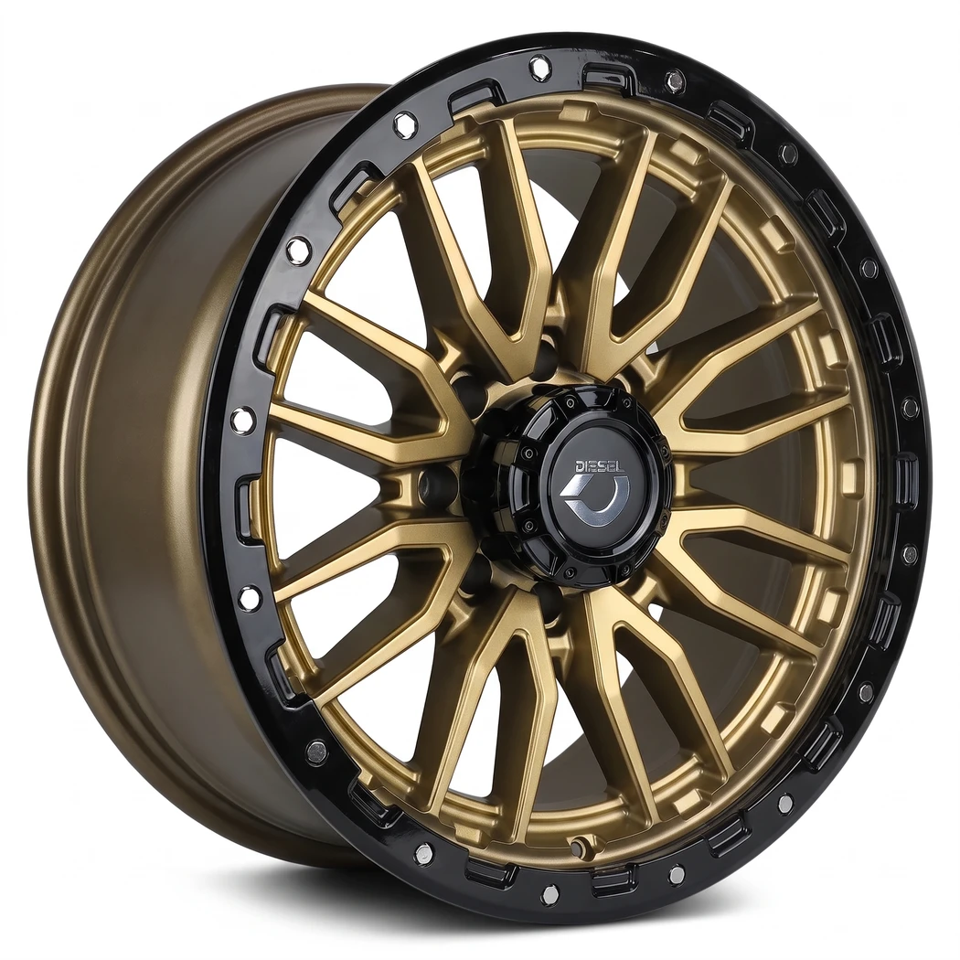 Kit 4 Rodas Diesel / Aro 20x9.0 (6x139) Mod. Ribell Bronze