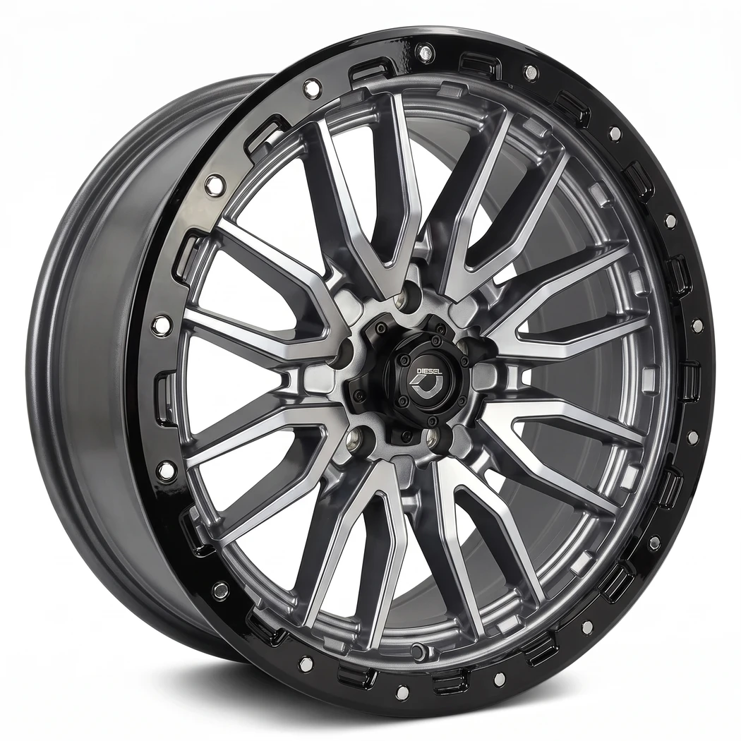 Kit 4 Rodas Diesel / Aro 20x9.0 (5x127) Mod. Ribell Cromo