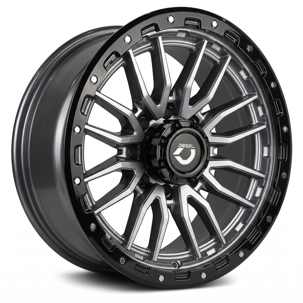 Kit 4 Rodas Diesel / Aro 20x10.0 (8x165) Mod. Ribell Cromo