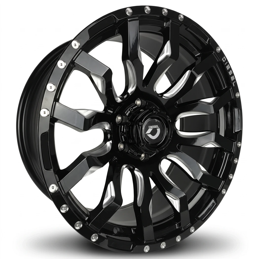 Kit 4 Rodas Diesel / Aro 20x9.0 (6x139) ET0 Mod. Scorpion