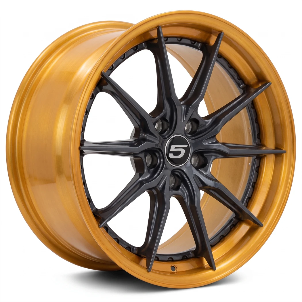 Kit 4 Rodas 5FIVEX / Aro 19x8.5 e 9.5 (5x120) Mod. 4117