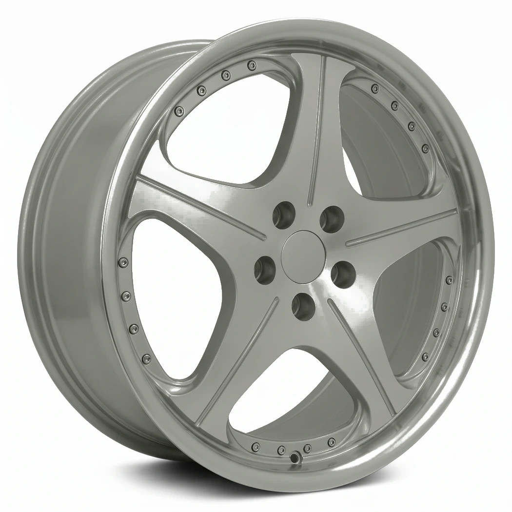 Kit 4 Rodas 5FIVEX / Aro 18x8.5 (5x112) ET35 Mod. Super Star