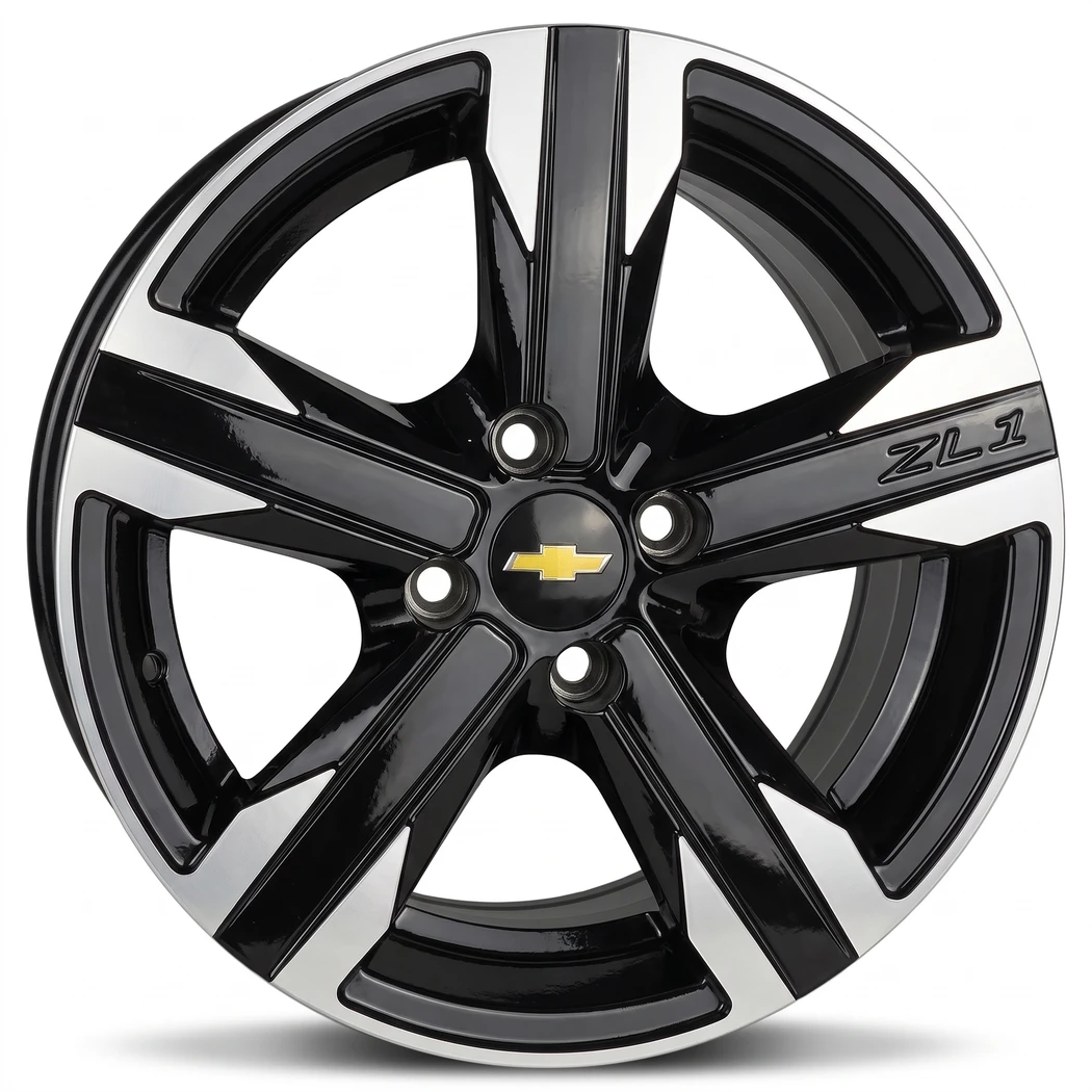 Kit 4 Rodas Ramlow / Aro 15x6.0 (4x108) Mod. P1080 Camaro