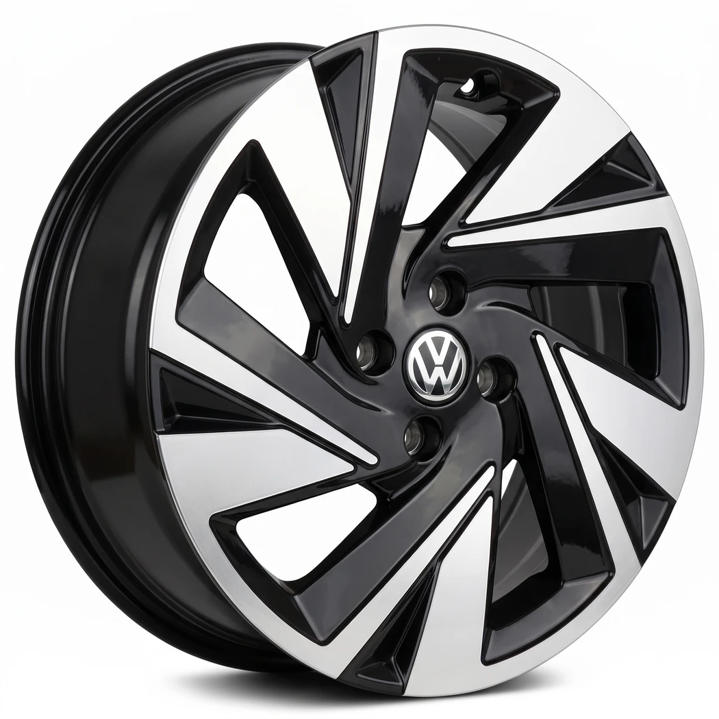 Kit 4 Rodas Ramlow / Aro 16x6.5 (4x100) Mod. P128 Nivus