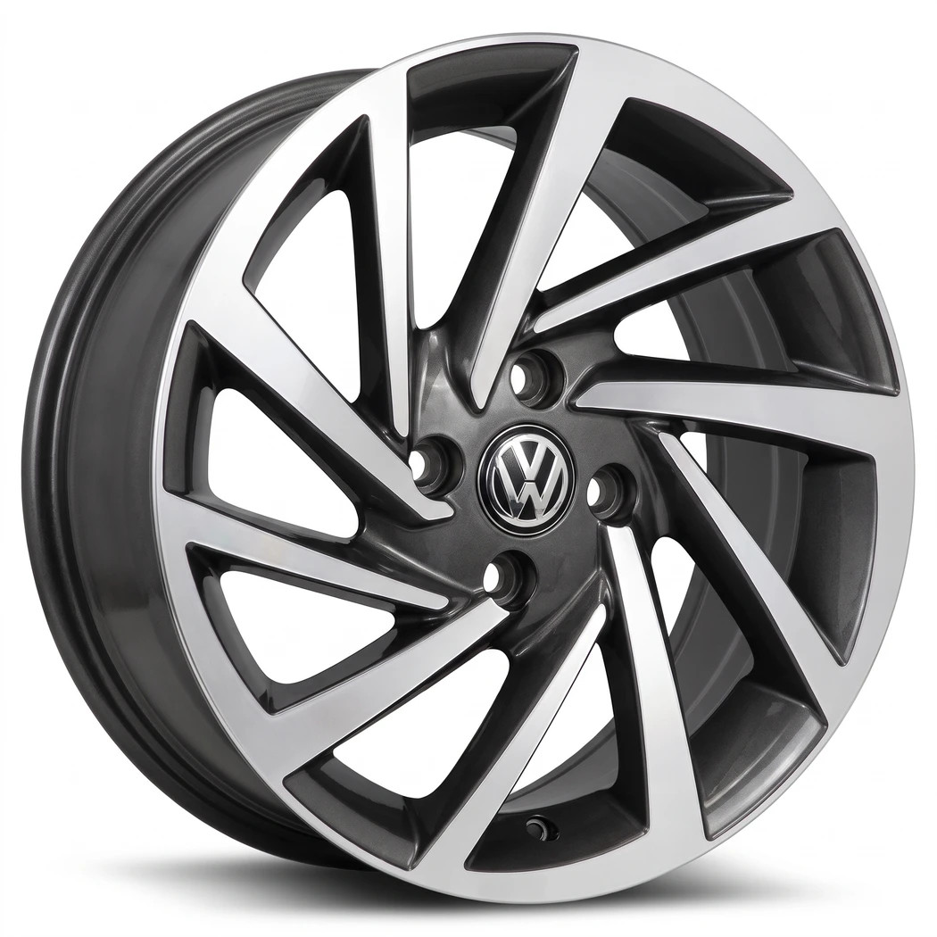 Kit 4 Rodas Ramlow / Aro 15x6.0 (4x98) Mod. P5050 Polo TSI