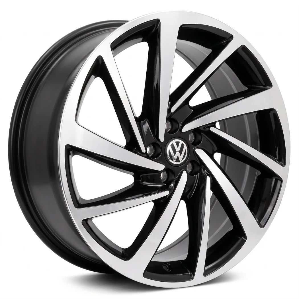 Kit 4 Rodas Ramlow / Aro 18x7.0 (5x112) Mod. P5050 Polo TSI