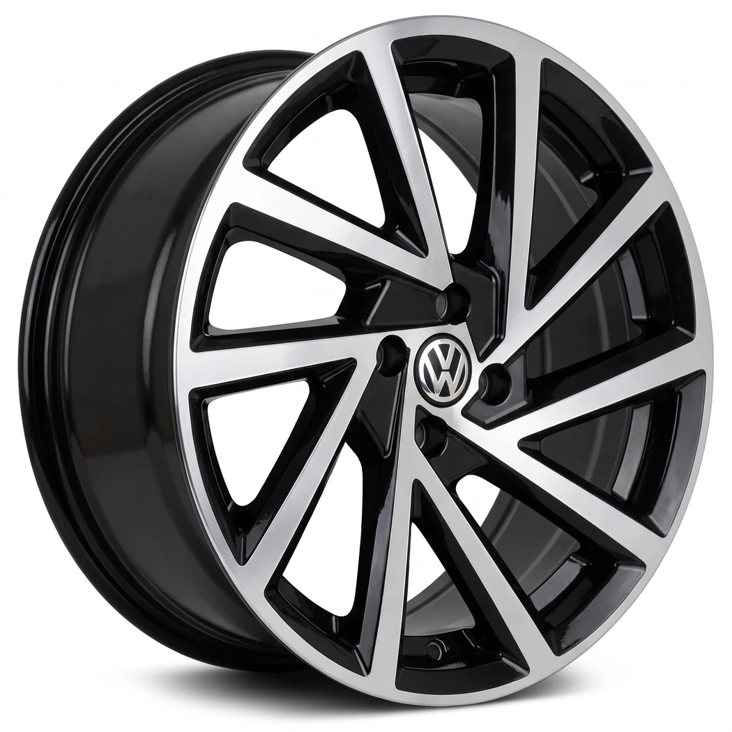 Kit 4 Rodas Ramlow / Aro 18x6.0 (4x98) Mod. P5090 Polo TSI