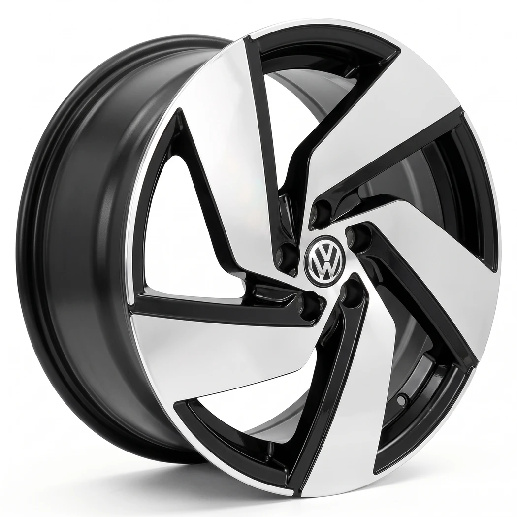 Kit 4 Rodas Ramlow / Aro 15x6.0 (5x100) Mod. P7040 Golf MK8