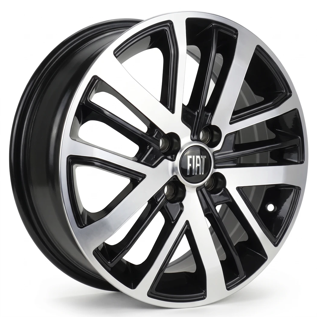 Kit 4 Rodas Ramlow / Aro 15x6.0 (4x100) Mod. P7080 Strada