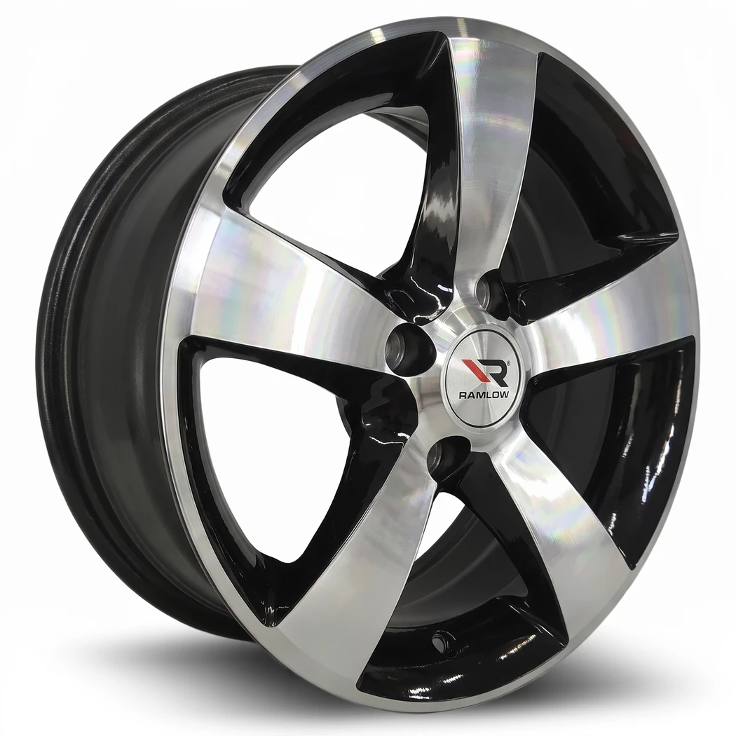 Kit 4 Rodas Ramlow / Aro 14x6.0 (4x98) Mod. P760 New Beetle