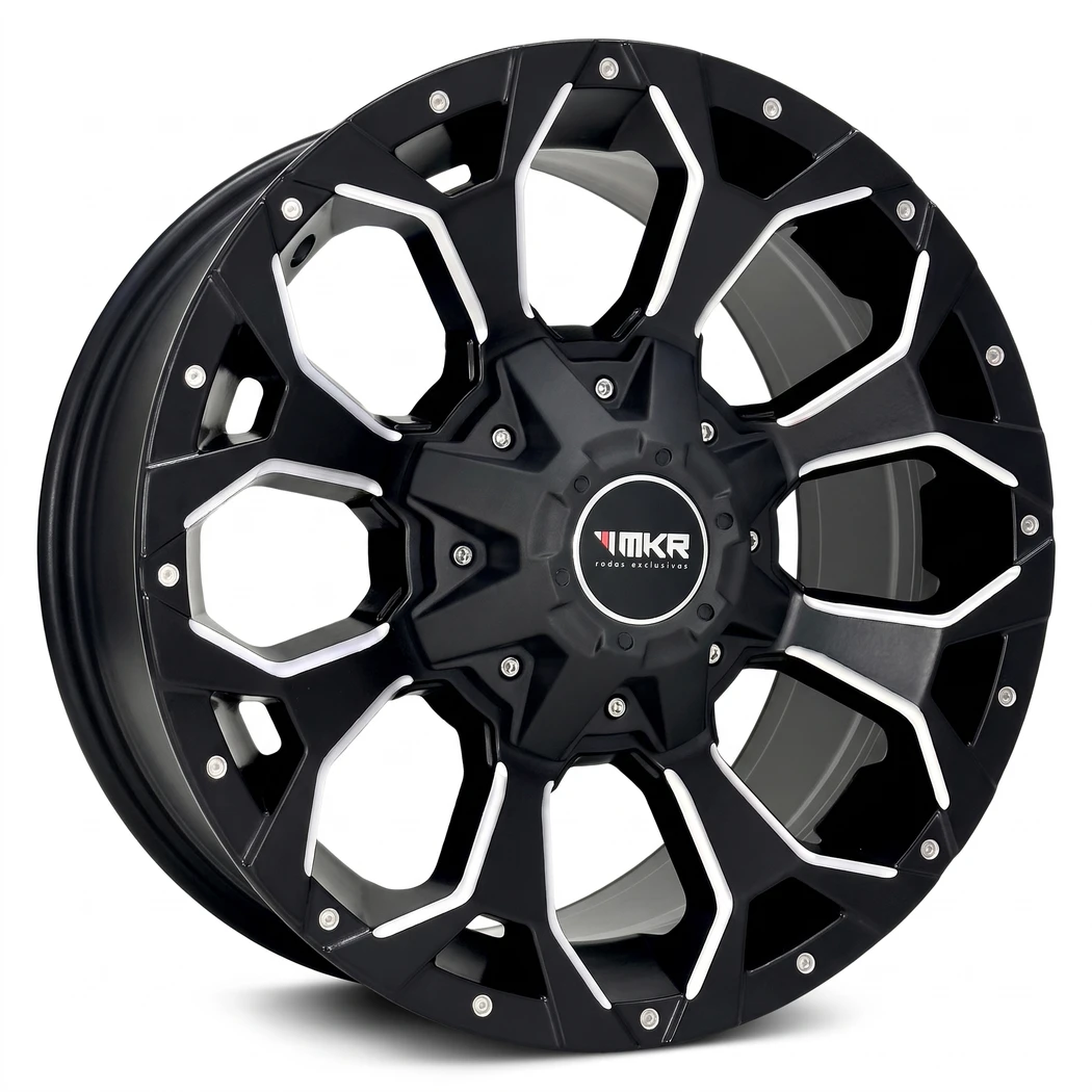 4 Rodas Krmai / Aro 17x8 (5x114) ET20 / Modelo M12 4x4 Off-road