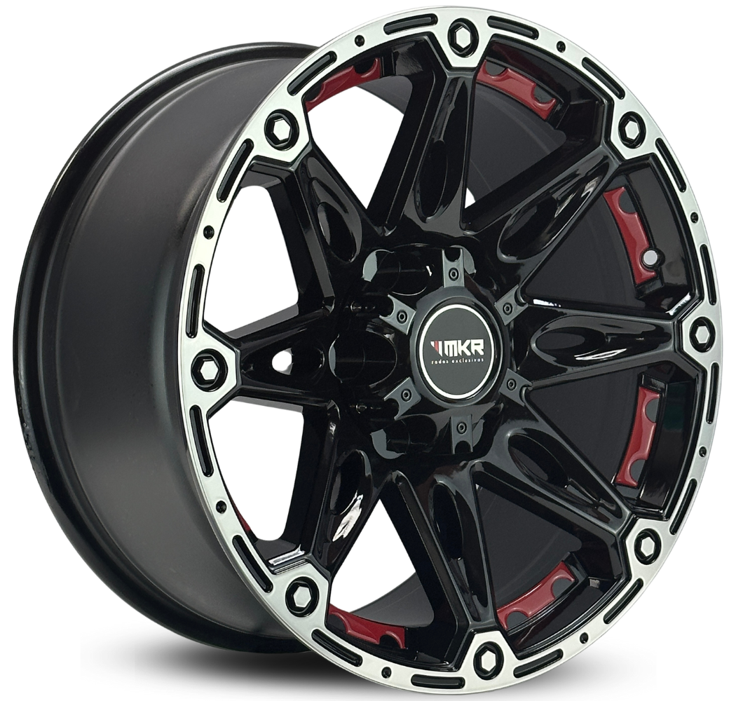 1 Roda / Aro 18x8.5 (6x139) ET15 Modelo M22 Ballistic