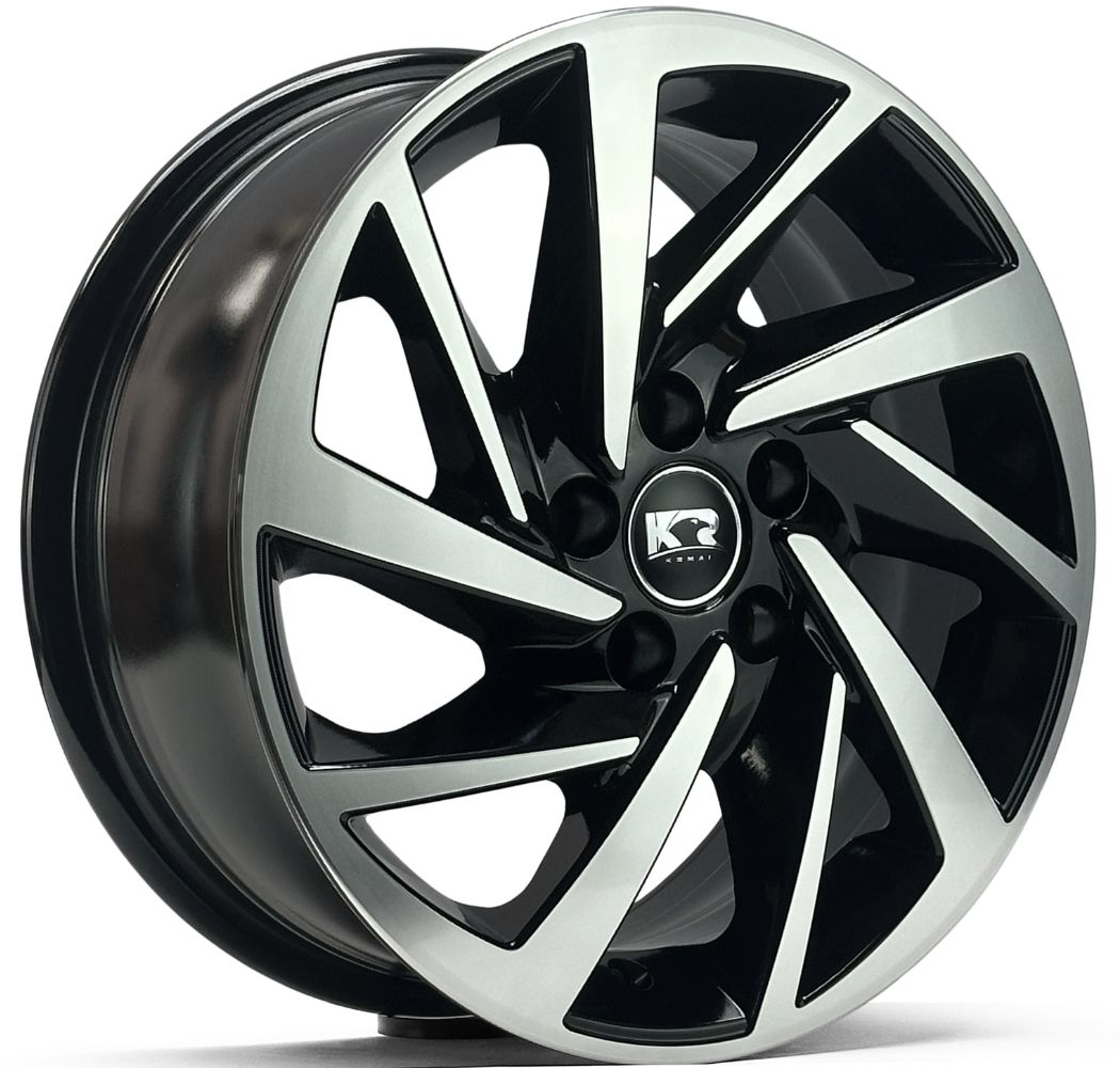 1 Roda / Aro 18x7.0 (5x100) ET47 Modelo R93 Polo, Virtus
