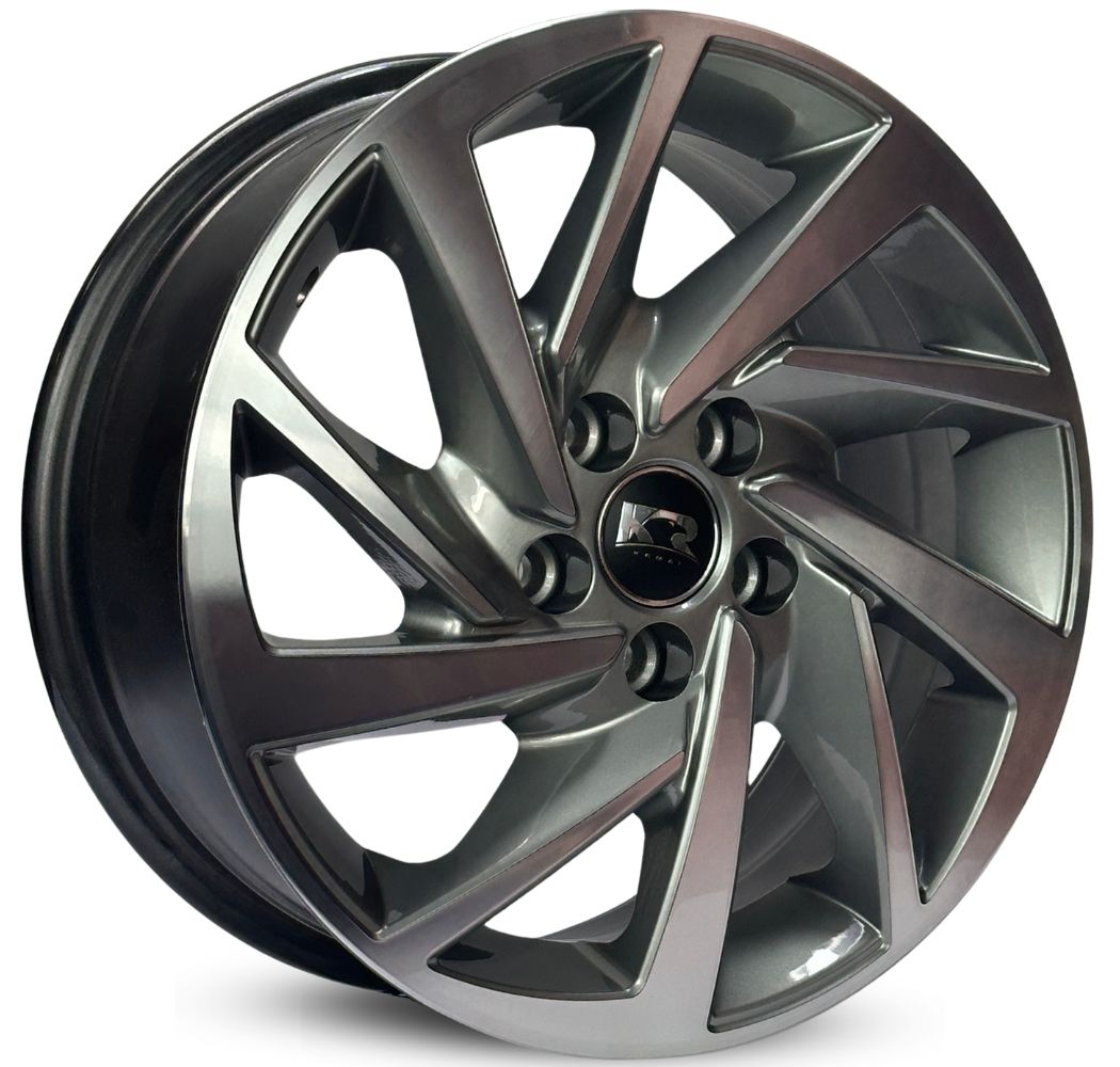 1 Roda / Aro 17x7.0 (5x112) ET47 Modelo R93 Polo, Virtus