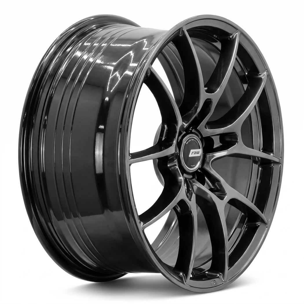 Kit 4 Rodas / Aro 18x8.0 (5x112) ET42 Modelo Obsidian
