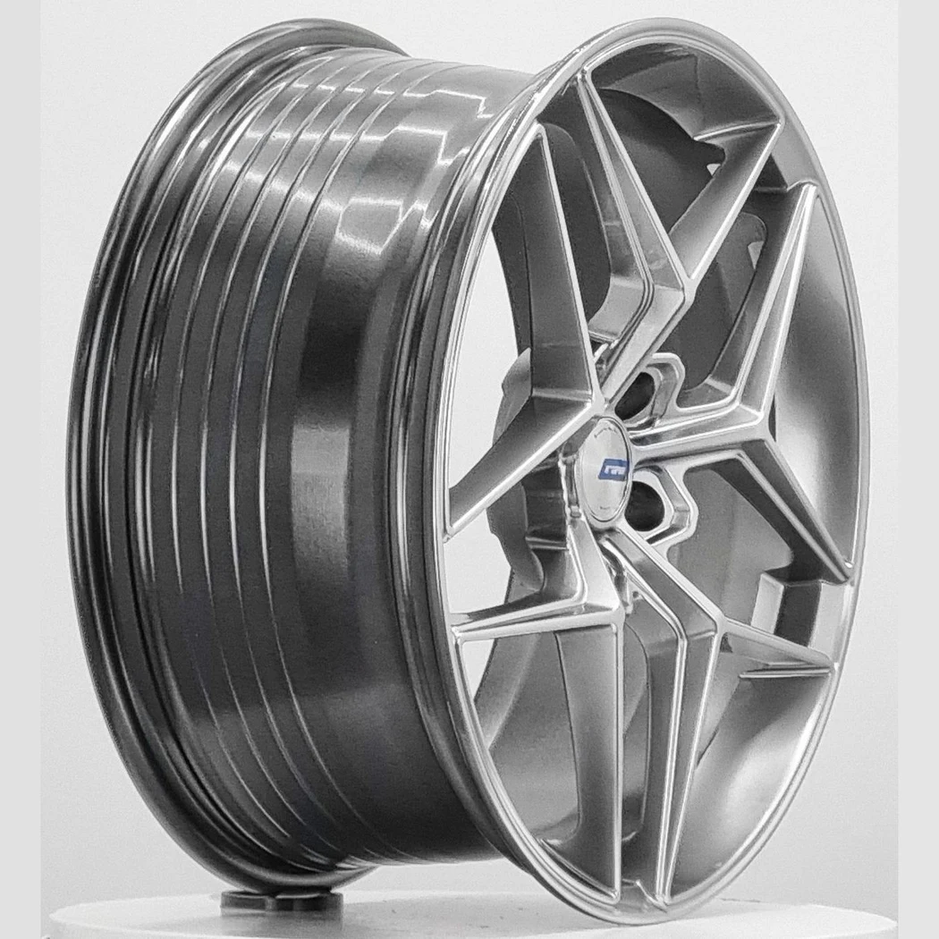 Kit 4 Rodas / Aro 18x8.0 (5x100) ET35 Modelo Brescia